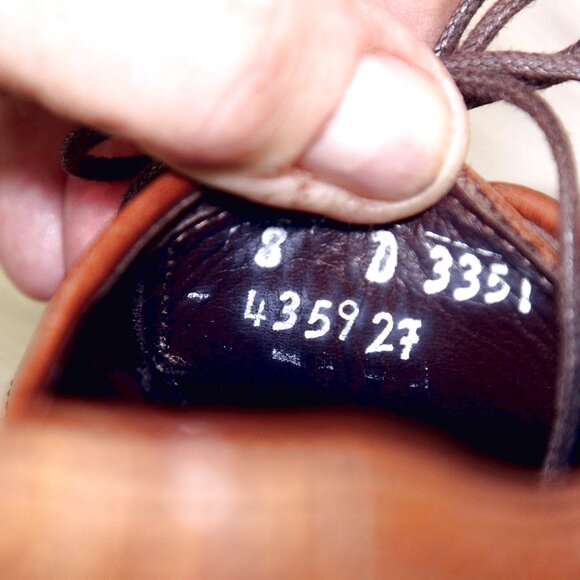 * NIB * $345 Allen Edmonds LGA Wingtip 8 D Walnut * add $15 new Trees